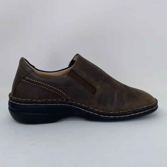 Finn Comfort Loafer Shoes Brown Suede Size 37 US 6.5 to 7 - Picture 5 of 13